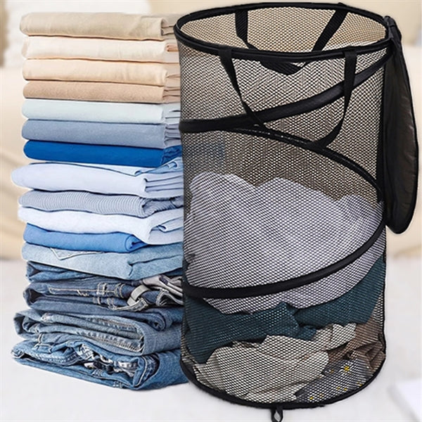 Collapsible Round Popup Laundry Hamper