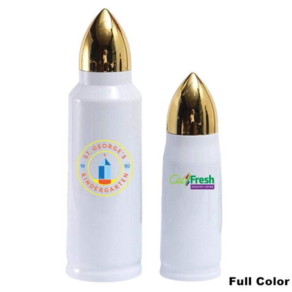 12/34 oz Stainless Steel Bullet Vacuum Insulated Bottle