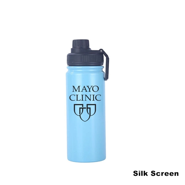 16.9 oz Stainless Steel Double-Wall Thermos Bottle Flask