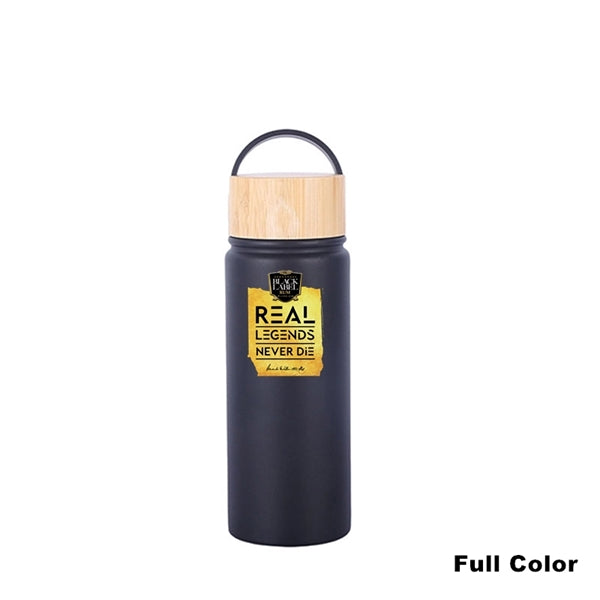 16.9 oz Stainless Steel Double-Wall Thermos Bottle Flask