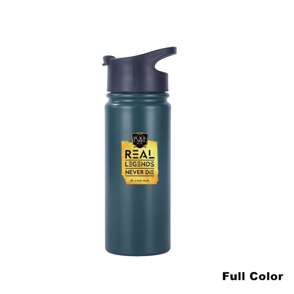 16.9 oz Stainless Steel Double-Wall Thermos Bottle Flask