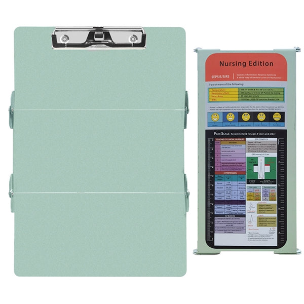 3 Layers Aluminum Foldable Nurse Clip Boards Notepad