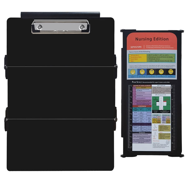 3 Layers Aluminum Foldable Nurse Clip Boards Notepad