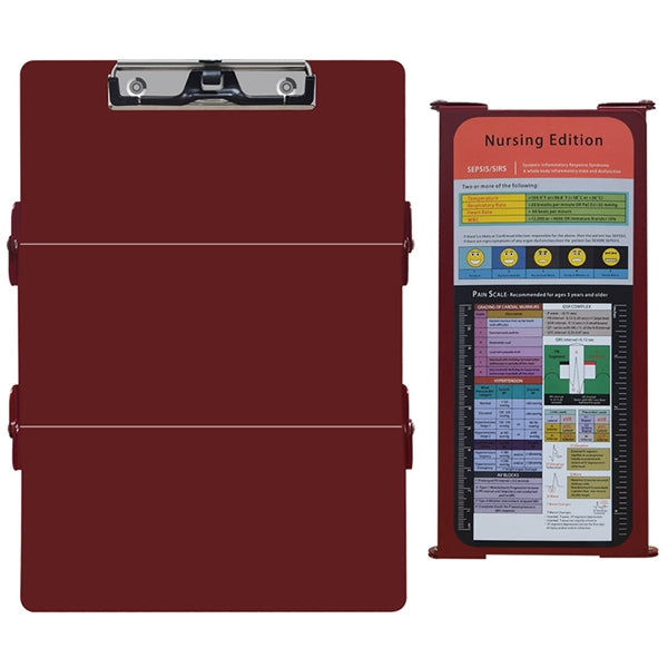 3 Layers Aluminum Foldable Nurse Clip Boards Notepad