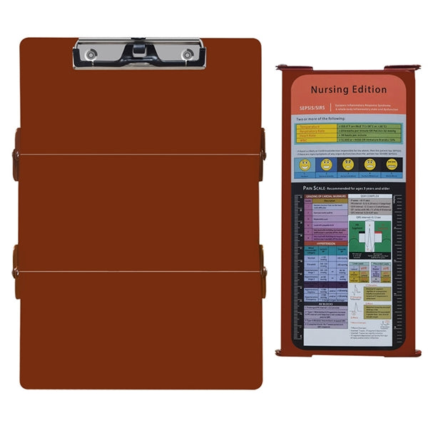 3 Layers Aluminum Foldable Nurse Clip Boards Notepad