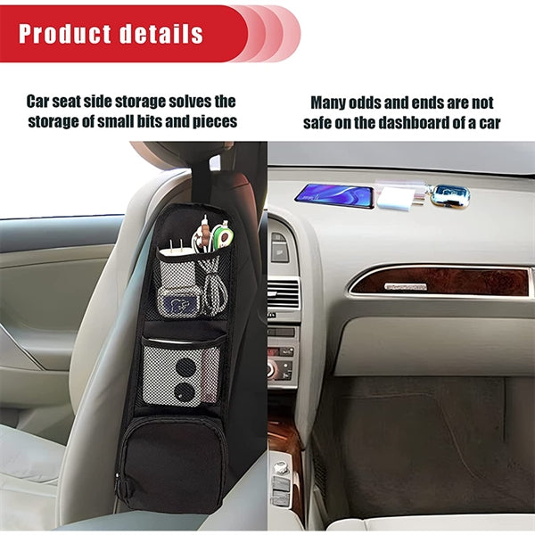 Seat Side Organizer Car Storage Hanging Bag