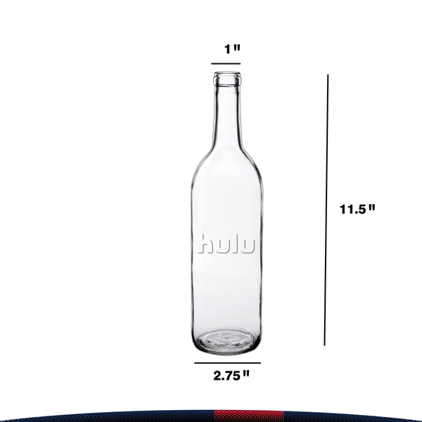 25 oz. Wright Glass Wine Bottles