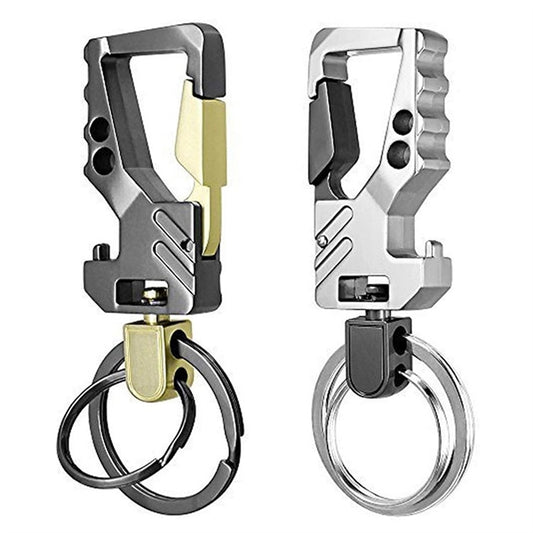 Keychain with Bottle Opener and Clip