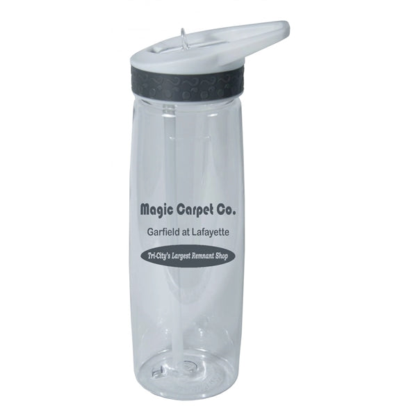 25 Ounce Leak & Spill Proof Bottle with Flip Straw
