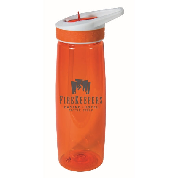 25 Ounce Leak & Spill Proof Bottle with Flip Straw