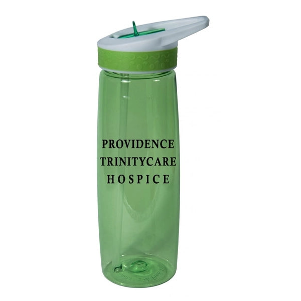 25 Ounce Leak & Spill Proof Bottle with Flip Straw