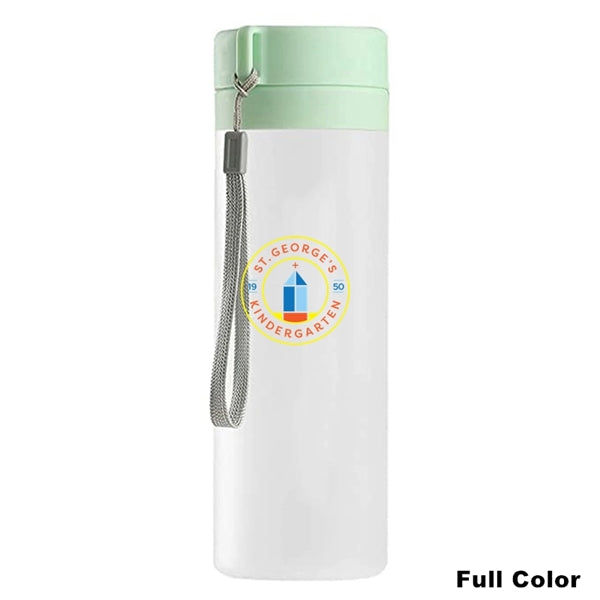 20/27 oz Clear Sports Plastic Water Bottle With Tea Strainer