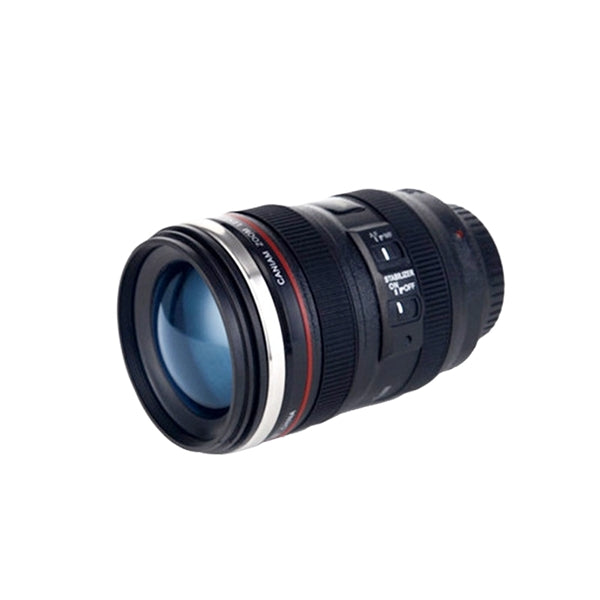 13.5 oz Camera Lens Coffee Mug Tumbler with Transparent Lid