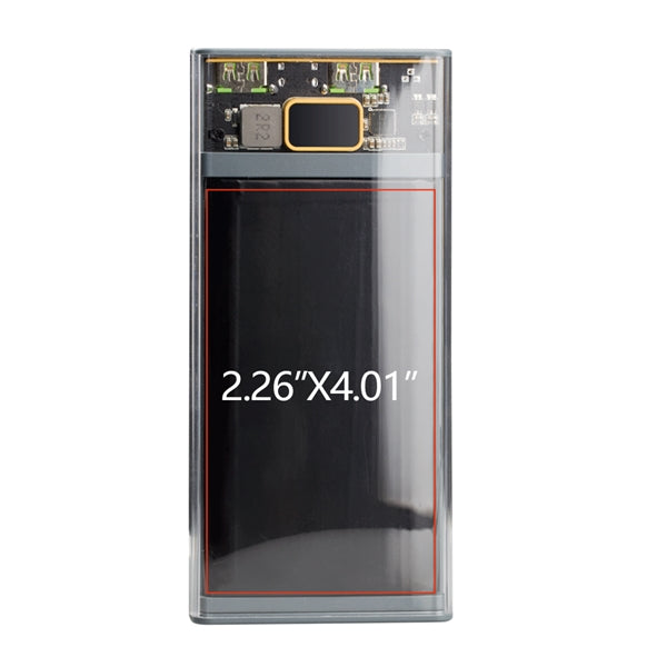 Nauvoo Transparent QuickCharge Power Bank
