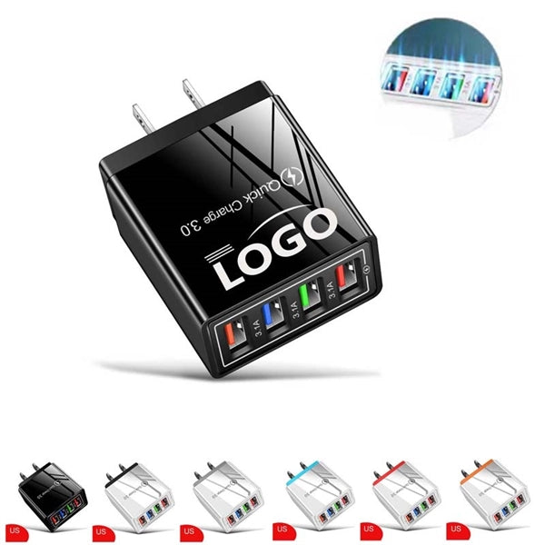 4 Port USB Wall Charger