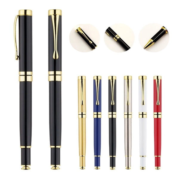 Metal 0.5mm Signature Roller Gel Ink Pen