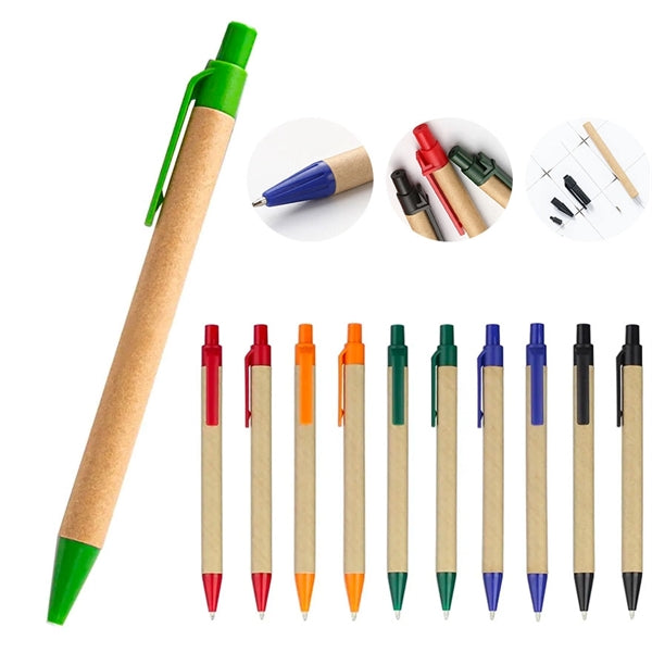 Eco-Friendly Kraft Paper Ballpoint Pen
