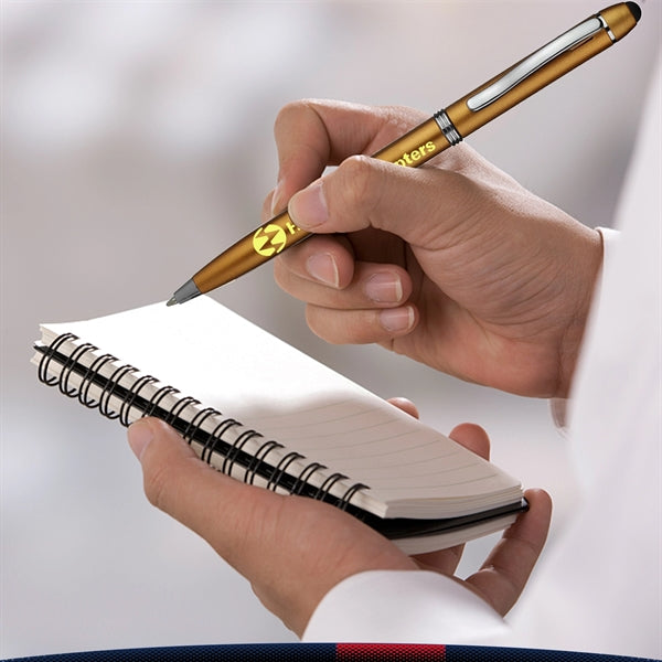 Moll Twist Action Plastic Stylus Pens