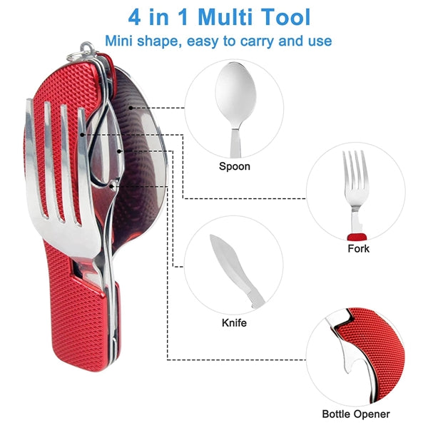 4-in-1 Camping Utensils