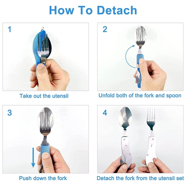 4-in-1 Camping Utensils
