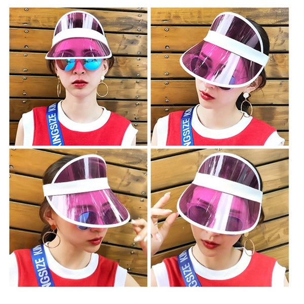 Summer Pvc Sun Visor Cap
