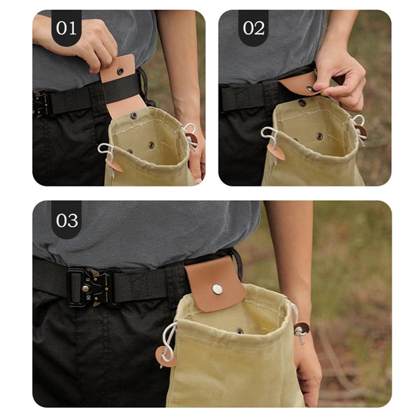 Collapsible Waist Hanging Foraging Bag
