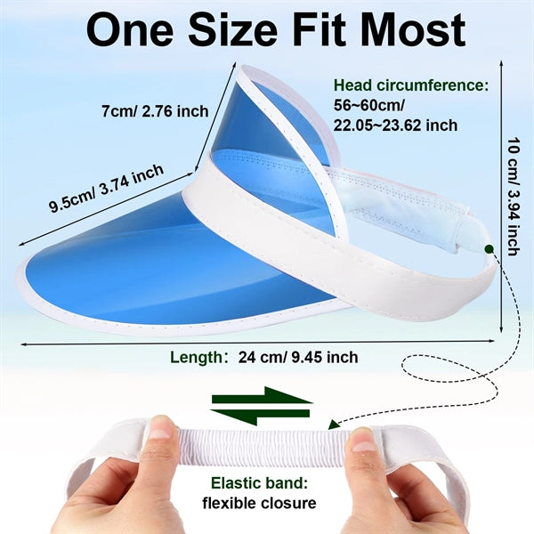 Summer Pvc Sun Visor Cap