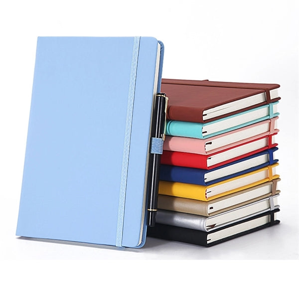 PU Hardcover Notebook With Elastic Band