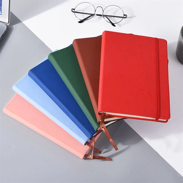 PU Hardcover Notebook With Elastic Band