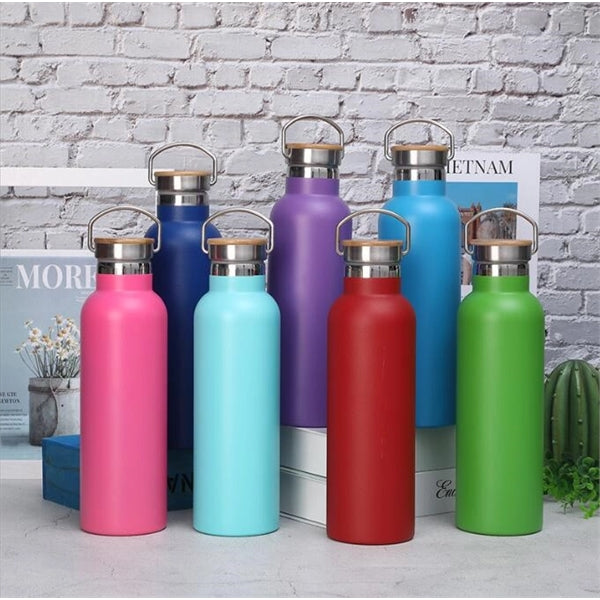 28OZ Stainless Steel Custom Water Bottle w/ Handle