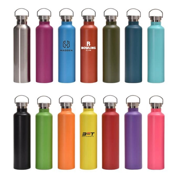 28OZ Stainless Steel Custom Water Bottle w/ Handle