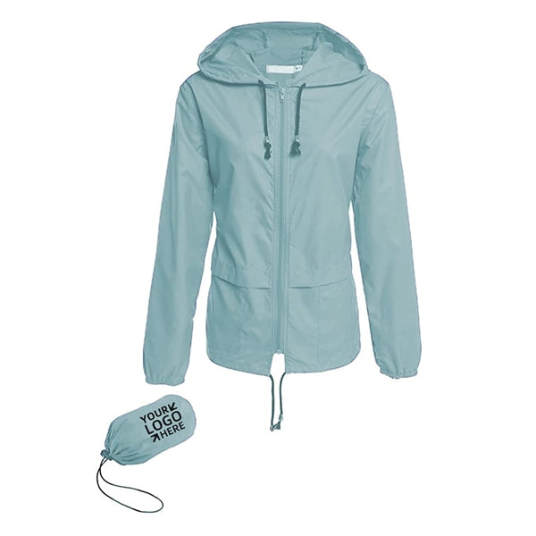 Women's Lightweight Hooded Raincoat