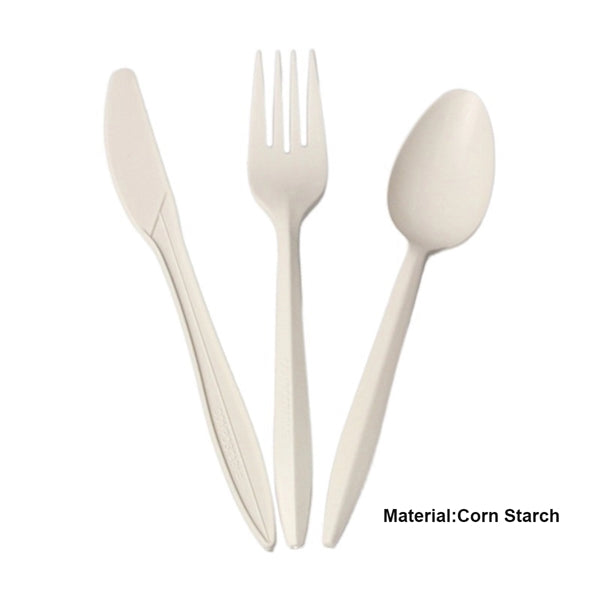 7 inch Degradable Disposable Cutlery Set