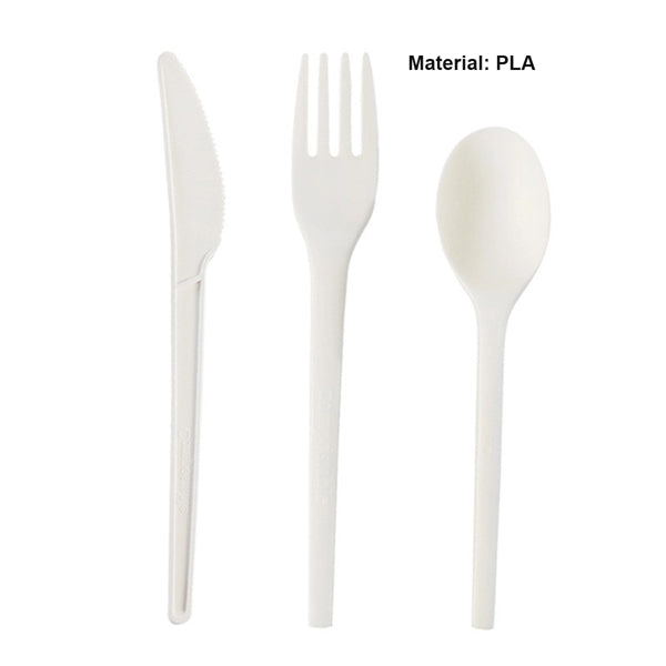 7 inch Degradable Disposable Cutlery Set