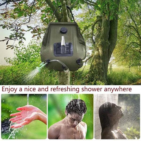Solar Heating Camping Shower Bag Beach Swimming Outdoor