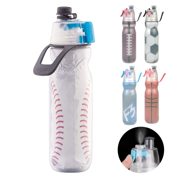 20Oz 2-In-1 Misting Water Bottle