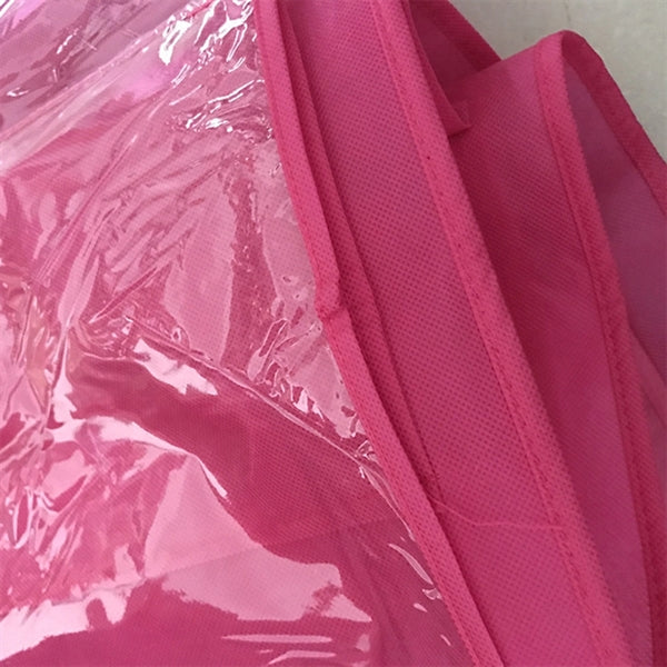 6 Pockets Transparent Dustproof Storage Bag