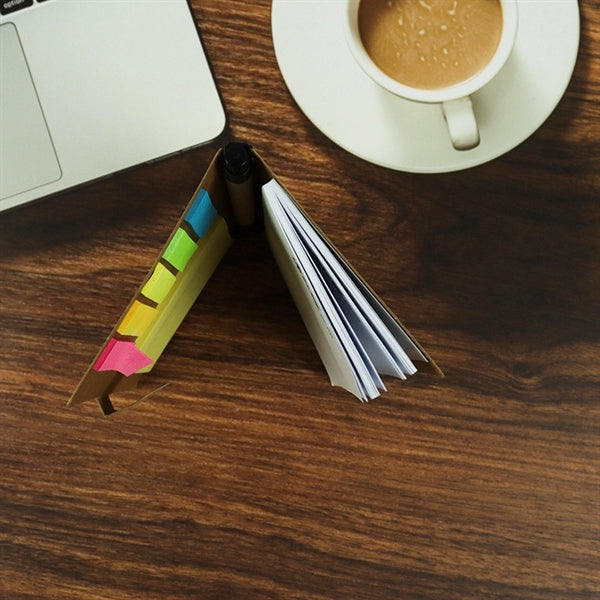 Journal with Pen, Flags & Sticky Notes