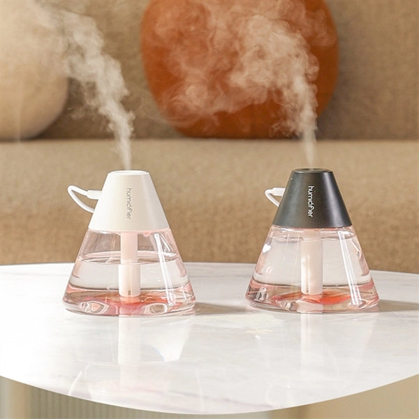 Portable USB Desktop Cool Mist Humidifier With Night Light