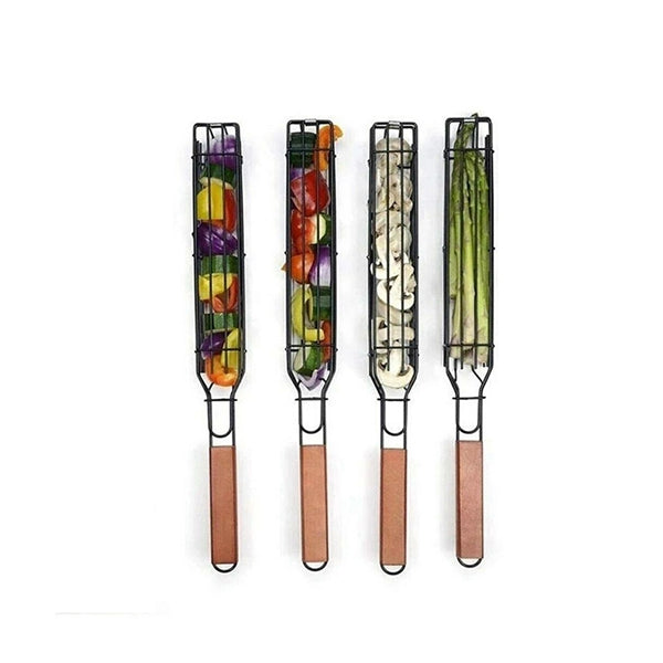 Outdoor Grill Basket For Grilling Vegetable Meat