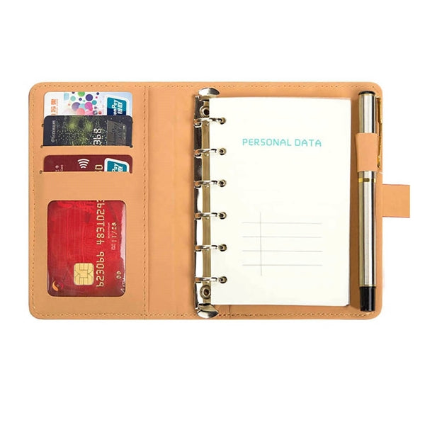 A7 Leather Cover Loose Leaf Notebook