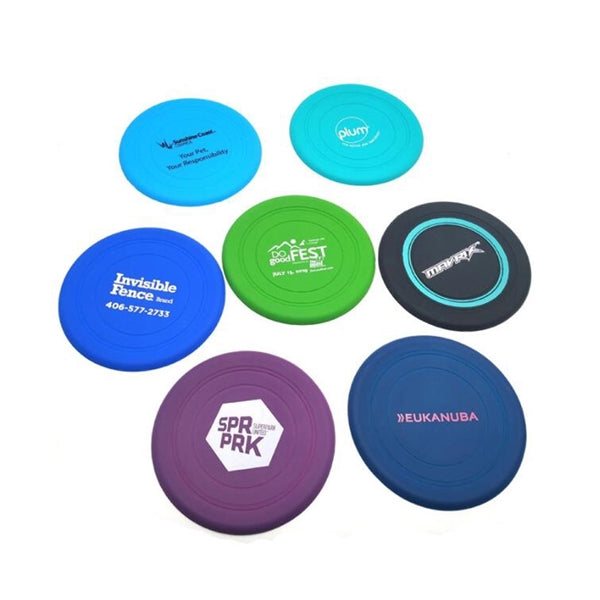 7 Inch Silicone Pet Flying Discs Disk Flyer