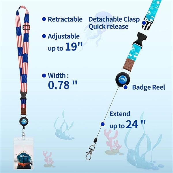 Polyester Nylon Keychain Lanyards