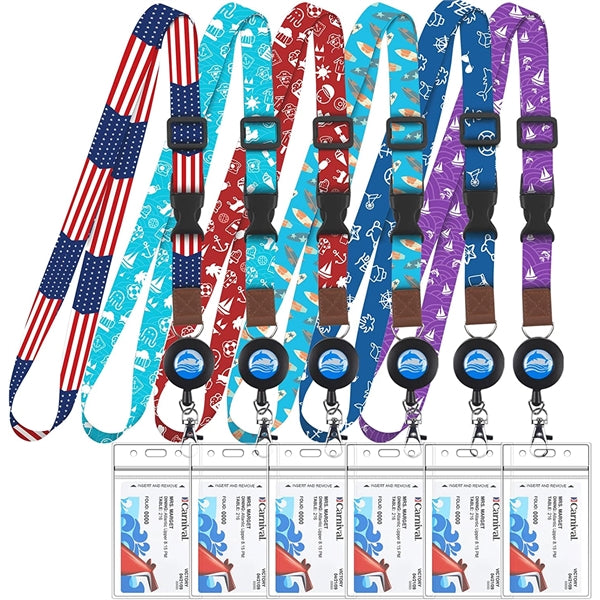 Polyester Nylon Keychain Lanyards