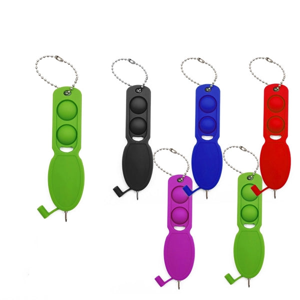 Pop It Fidget Toy Keychain Ballpoint Pen