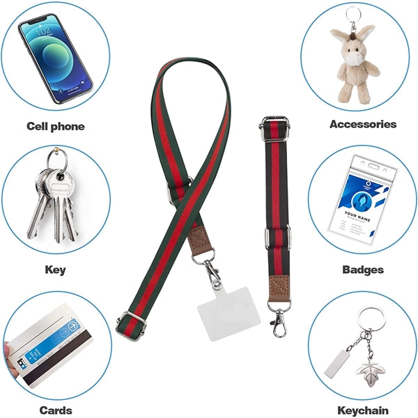 Polyester Nylon Keychain Lanyards