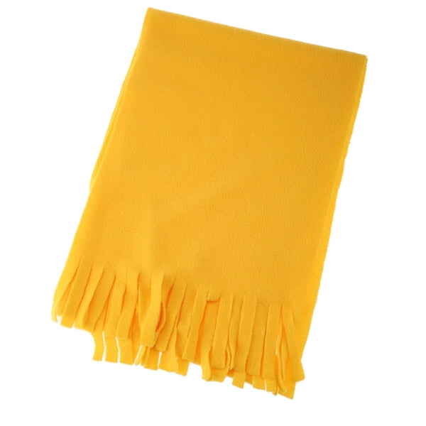 Winter Tassel Long Fleece Scarf