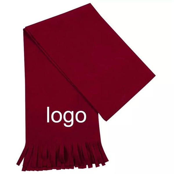 Winter Tassel Long Fleece Scarf