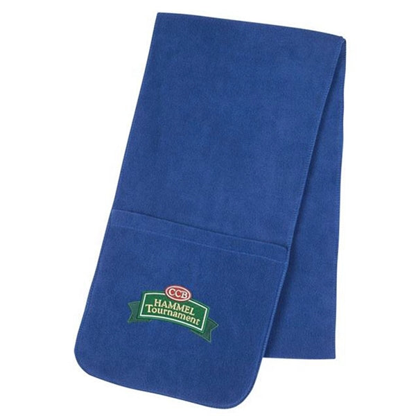 Winter Long Fleece Scarf With Pocket