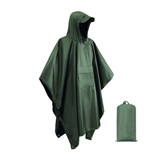 Rain Poncho, Raincoat Jacket For Unisex With Closure Bag